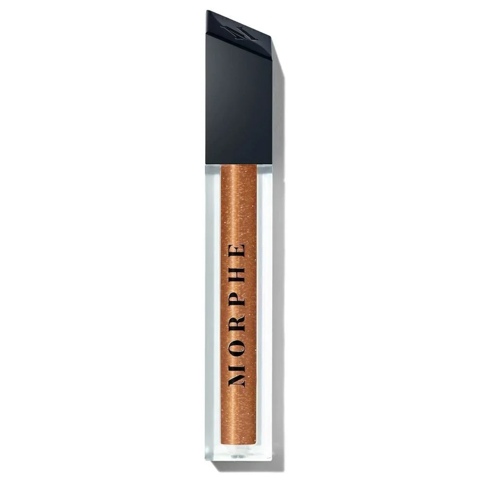 MORPHE Hot Tropic Lip Gloss SAUCED a shimmering bronze - Brand New - Ful…
